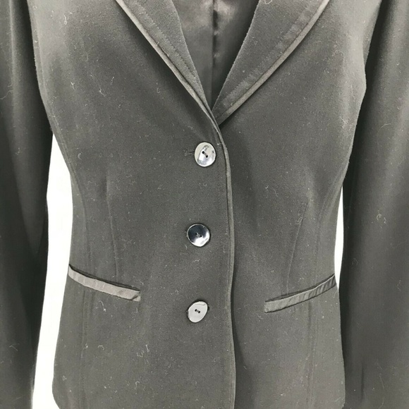 Chico's Notch Lapel Triple Button Blazer Sz 0/S/4 - Picture 3 of 7